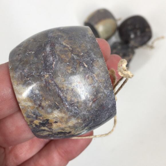 🆕 NEW Marble Napkin Ring Holders Moody Decor Natural Stone Gray Tan Beige 4 - Picture 4 of 15